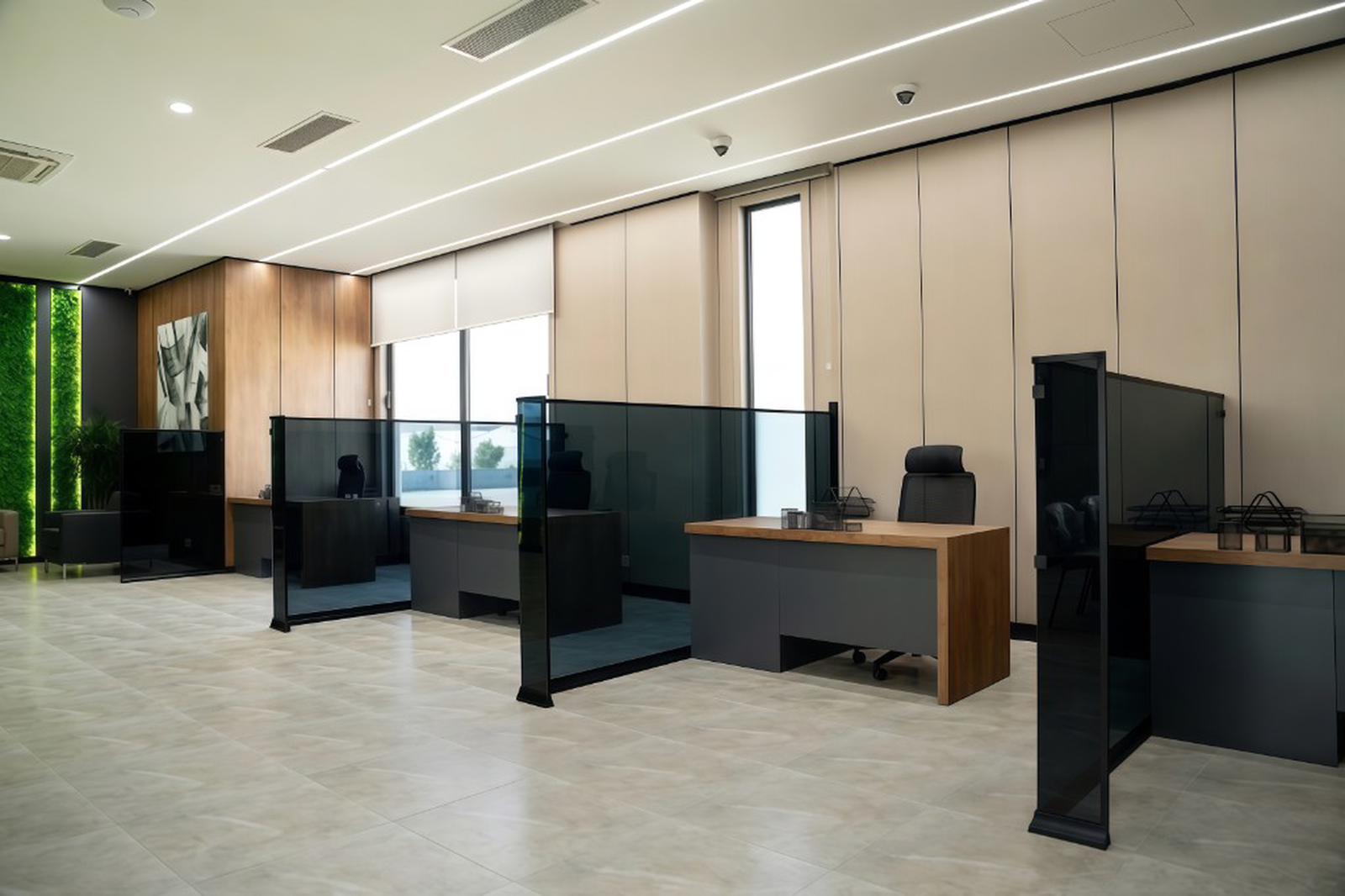 Private office spatial design for focus